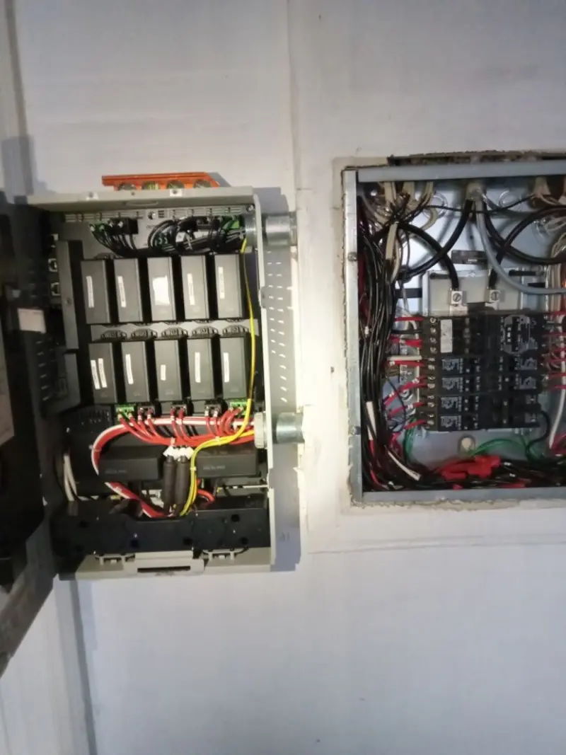 Electrical panel upgrade completed for Ring Doorbell Installation in Highland